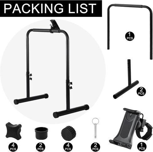 Leinuosen 24.4 Inch Wide Handle Bar for Walking Pad Only with Phone Holder Adjustable Handrail Height from 30.7 to 39.37 Inch Comfortable Grip Stainless Steel Frame Overbold Stable in Saudi Arabia