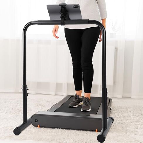 Leinuosen 24.4 Inch Wide Handle Bar for Walking Pad Only with Phone Holder Adjustable Handrail Height from 30.7 to 39.37 Inch Comfortable Grip Stainless Steel Frame Overbold Stable in Saudi Arabia