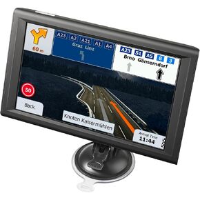 VEVOR GPS Navigator for Car, 9 inch Touch Screen 16GB GPS Navigation System with Built-in Dash Cam, Voice Turn-by-Turn Guidance, Speed and Red Light Warning, Custom Truck Routing, for Car Truck RV in Saudi Arabia