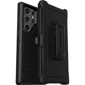 Otterbox Galaxy S23 Ultra (فقط) - CASE Series Defender - Black ، Rugged & Date - مع حماية المنفذ - يشمل حافظة Clip Kickstand - حماية الدفاع الميكروبي - عبوة غير راكدة in Kuwait
