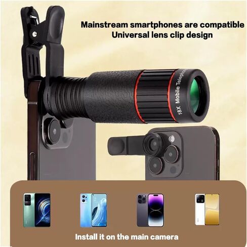 32X Long Focus Telephoto Zoom Phone Lens - Ideal Picture & Video Taking in Saudi Arabia