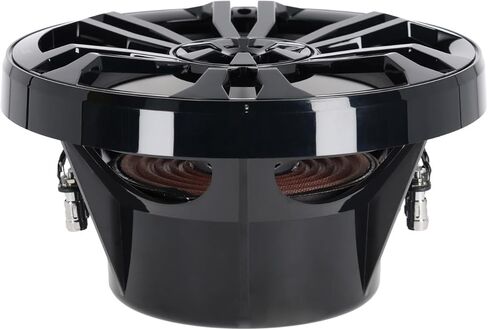 Rockville RM-Premium104 White Marine Boat 10 "SPWOOFER 1200W DUAL 4 OHM ، تصميم الهواء المجاني ، إضاءة RGB LED ، مخروط البولي كربونات ، لعشاق الصوت البحري in Saudi Arabia