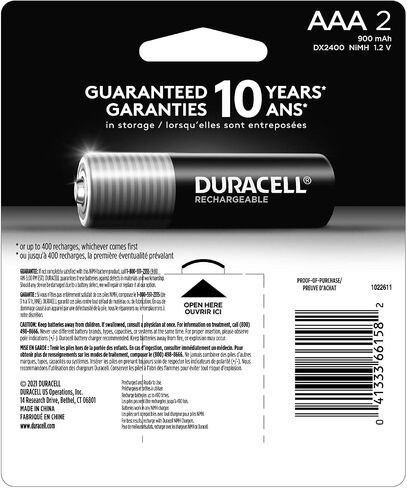 Duracell Ion Speed 1000 Charger for Rechargeable AA and AAA Batteries, Includes 6 AA and 2 AAA Pre-Charged Batteries for Household and Business in Saudi Arabia