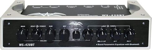 الأصوات الرطبة WS-420BT 3-Zone Bluetooth Equalizer مع WS-Btequdm-S Silver تحت MATH MOUNT in Saudi Arabia