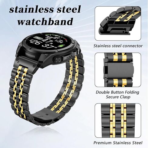 26mm Quickfit Metal Watch Band Compatible with Garmin Fenix 8/tactix 8 AMOLED-51mm/Fenix 7X pro/7X/6X Pro/6X/5X Plus/5X/3 HR/3,Stainless Steel Strap for quatix 8/epix Pro 51mm/Enduro 3 2/tactix 7 Pro in Kuwait