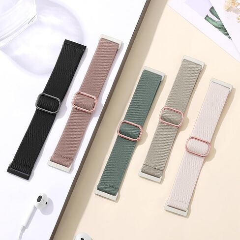 فرقة Odbeai مسدود متوافقة مع Fitbit Versa 4 فرق للمرأة/بالعكس 3 نطاقات نساء/Sense 2/Band ، حزام معصم نايلون نايلون للرياضة البديلة ، 5 حزم in Kuwait