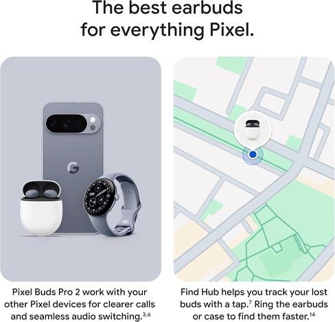 Google Pixel Buds Pro 2 - Wireless Bluetooth Earbuds - Hazel | Pro-level Active Noise Cancellation, help from Gemini, twist-to-adjust fit, 30-hour battery, Adaptive Audio in Saudi Arabia