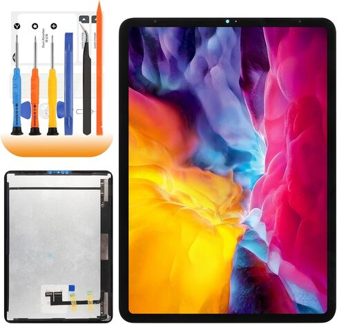 for iPad Pro 11 2018 Screen Replacement for iPad Pro 11 1st/ 2nd Gen 2020 LCD Display A1980 A2013 A2068 A2228 A2228 Screen Replacement Digitizer Touch Assembly Repair Parts in Saudi Arabia