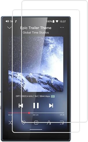 Walieoka Screen Protector Compatible with FIIO M21 Player,9H Hardness Tempered Glass Protective Film,Scratch Resistant Anti-Fingerprint [2 Pack] in Saudi Arabia