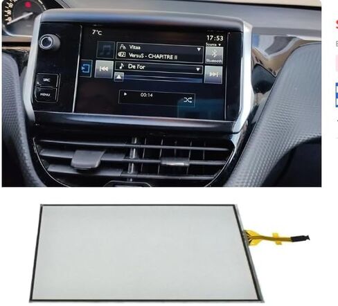 7 Inch LAM070G004A GCX156AKM-E Touch Screen Glass Digitizer Navigation for Peugeot 208 2008 308 for Citroen C5 C4L C3XR in Saudi Arabia