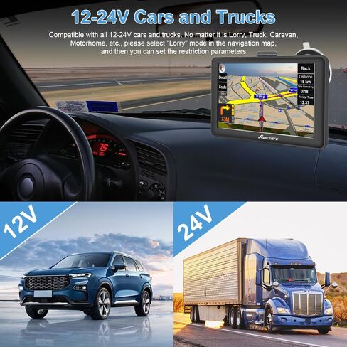 GPS Navigator للسيارة ، آخر 2025 خريطة 7 بوصة الشاشة التي تعمل باللمس ، واتجاه الصوت الحقيقي المنطوق بدوره يذكر نظام الملاحة للسيارات ، ونظام تحديد المواقع العالمي (GPS) مع السرعة وتحذير الضوء الأحمر in Kuwait