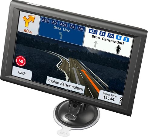VEVOR GPS Navigator for Car, 9 inch Touch Screen 16GB GPS Navigation System with Built-in Dash Cam, Voice Turn-by-Turn Guidance, Speed and Red Light Warning, Custom Truck Routing, for Car Truck RV in Saudi Arabia