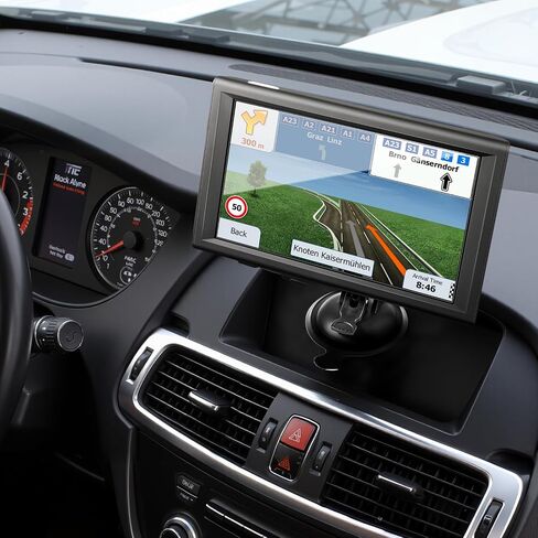 VEVOR GPS Navigator for Car, 9 inch Touch Screen 16GB GPS Navigation System with Built-in Dash Cam, Voice Turn-by-Turn Guidance, Speed and Red Light Warning, Custom Truck Routing, for Car Truck RV in Saudi Arabia