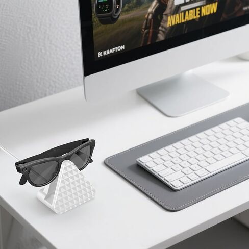 محطة شحن Ray Ban Meta - شاحن بديل لنظارات Ray -Ban Meta - USB A Type Organizer Dock Stand for Wayfarer Skyler Headliner ، مع Adapter (Black) in Kuwait