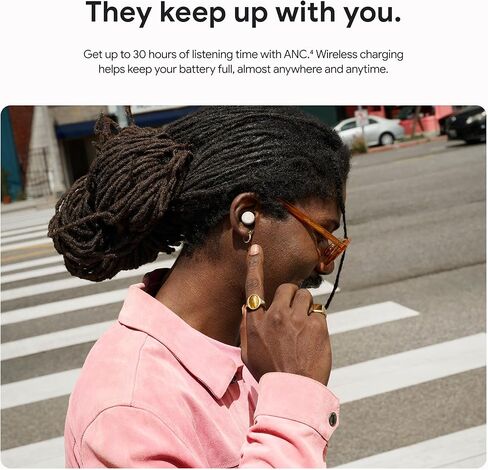 Google Pixel Buds Pro 2 - سماعات أذن Bluetooth اللاسلكية مع إلغاء الضوضاء النشط المؤيدة للمستوى - تم تصميمه لمساعد Gemini AI - Moonstone (نموذج 2025) in Saudi Arabia