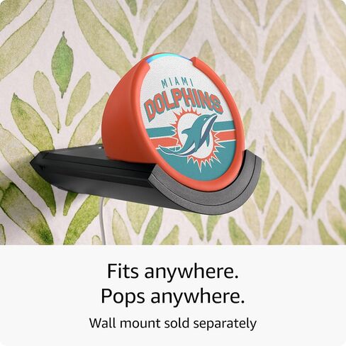 Amazon Echo Pop (أحدث طراز) | مرخص رسميًا NFL Limited-Election | شيكاغو بيرز (25 -26 تصميم موسم) in Kuwait