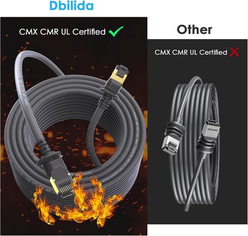Starlink Cable 150FT, CMX CMR Rated, Direct Burial, UV Resistant, Outdoor/Indoor for Starlink Standard 4/ 4X/ Gen 3/ V4/ V5 in Saudi Arabia