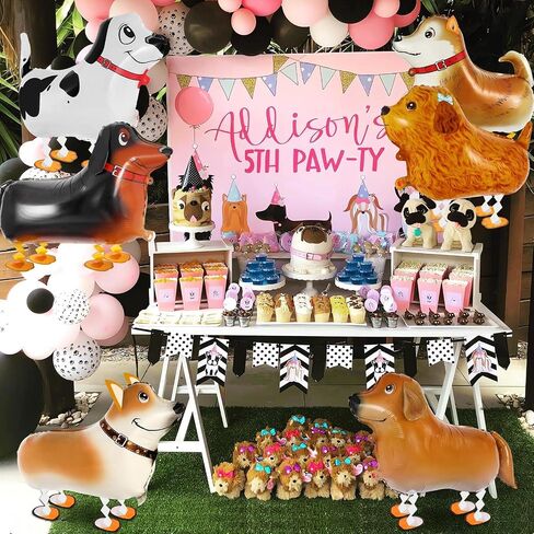 6 Pcs Walking Animal Balloons for Kids,Farm Animal Balloons,Walking Farm Animal Foil Mylar Balloon,Farm Birthday Decorations for Farm Theme Party Supplies(Rooster,Duck,Horse,Cow,Pig, Sheep) in Kuwait