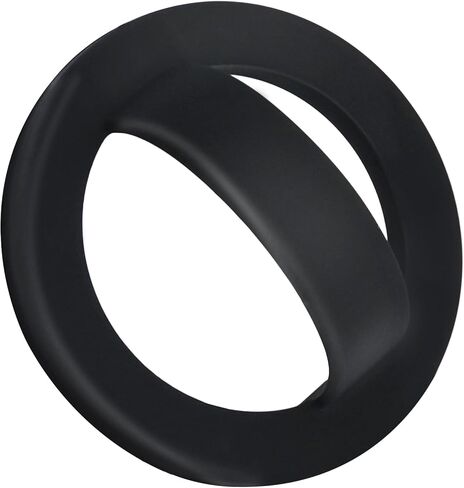 Magnetic Silicone Ring Grip Phone Holder, Rotating Finger Loop Ring Grip Holder, Soft and Portable, Strong Magnetic Attraction, Compatible with Magsafe Phone Case (Black) in Kuwait