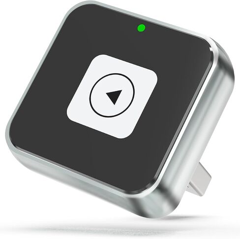 Wireless Carplay & Android Auto Adapter 1-Inch (2.54cm)-قابس وتشغيل غير مستقر ، اتصال مستقر 5G للموسيقى/الملاحة ، يعمل مع iPhone iOS 10+ & Android 11+ ، مقابل 98 ٪ من السيارات (2016-2025) (أسود) in Kuwait
