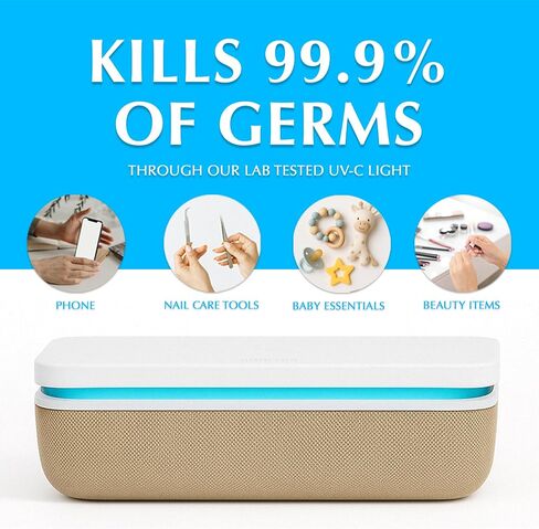 UV Sanitizer Box – Cleanse Crate UV Sanitizer for Smartphones and More | Large Capacity | Fast Disinfection | in Saudi Arabia
