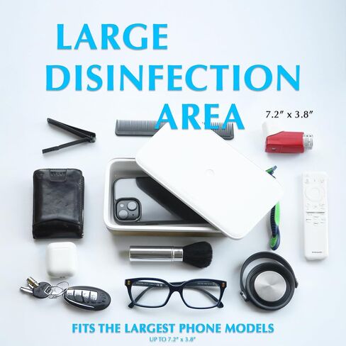 UV Sanitizer Box – Cleanse Crate UV Sanitizer for Smartphones and More | Large Capacity | Fast Disinfection | in Saudi Arabia