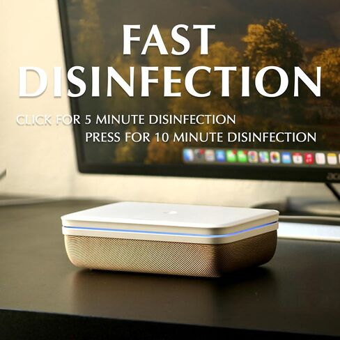 UV Sanitizer Box – Cleanse Crate UV Sanitizer for Smartphones and More | Large Capacity | Fast Disinfection | in Saudi Arabia