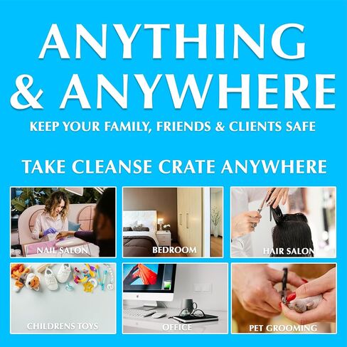 UV Sanitizer Box – Cleanse Crate UV Sanitizer for Smartphones and More | Large Capacity | Fast Disinfection | in Saudi Arabia