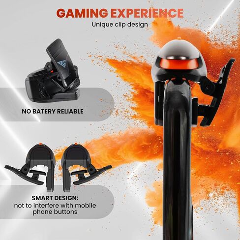Progameplays Phone Triggers for Gaming Controller for PUBG, Cod Mobile, Call of Duty for iPhone & Android, ZERO Lag and Aim L1 & R1 mobile phone Trigger (2 Buttons) in Saudi Arabia