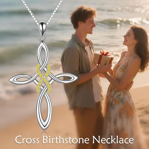 Celtic Knot Cross Necklace,Celtic Cross Dangle Earrings 925 Sterling Silver Polished Religious Infinity Love Irish Celtics jewelry for Women Girls in Kuwait