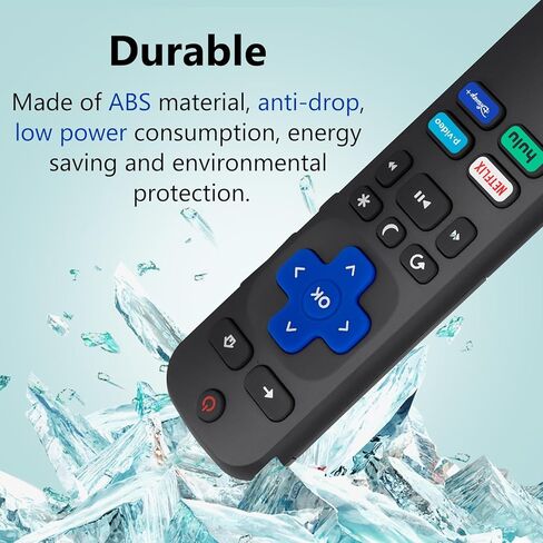 (حزمة من 2) استبدال التحكم عن بُعد متوافقًا مع Roku TV ، لـ TCL Roku/لـ Hisense Roku/for Onn Roku (وليس لـ Roku Stick و Box and Box) in Kuwait