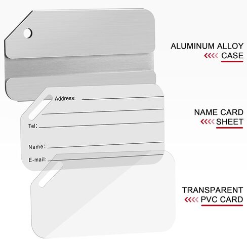 Travelambo Luggage Tags & Bag Tags Stainless Steel Aluminum in Kuwait