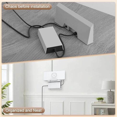 2 in 1 Starlink Gen 3 Router Mount & StarLink Gen 3 Power Supply Holder, Starlink Mesh Router Wall Mount Bracket for Indoor RV, Star Link V3 Mounts Accessories Space Saving in Kuwait