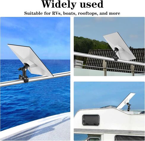 2025 New Version Starlink Mini Pole Mount - Aluminum Alloy Adjustable Non-Ball Joint Clamp, Compatible with RV Yacht Camper (SPX-04176000-501) in Saudi Arabia