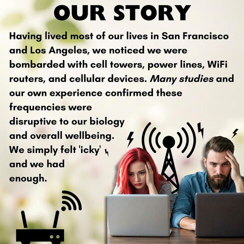 Phone EMF Harmonizing Stickers — Multifaceted Neutralizer with Patented Quantum Technology & Natural Minerals | Pack of 6 in Saudi Arabia