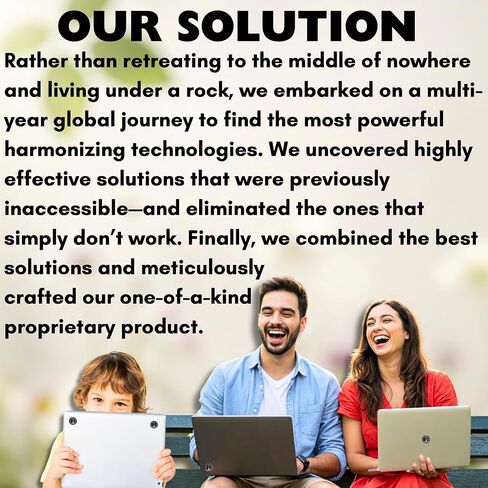 Phone EMF Harmonizing Stickers — Multifaceted Neutralizer with Patented Quantum Technology & Natural Minerals | Pack of 6 in Saudi Arabia