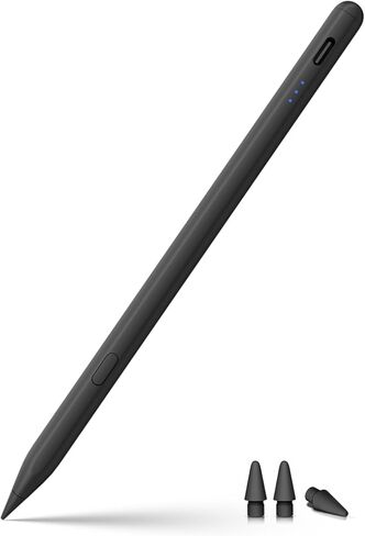 Stylus Pen for iPad 2018-2026, USB-C Fast Charging Pencil, Pixel-Perfect Tilt Sensitivity for iPad 11/10/9/8/7/6/A16, Mini 7/6/5, Air M4/M3/M2 11"/13"/5/4/3, Pro M5/M4 13"/12.9″/11″ in Saudi Arabia