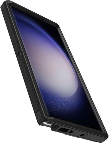 Otterbox Galaxy S23 Ultra (فقط) - CASE Series Defender - Black ، Rugged & Date - مع حماية المنفذ - يشمل حافظة Clip Kickstand - حماية الدفاع الميكروبي - عبوة غير راكدة in Kuwait