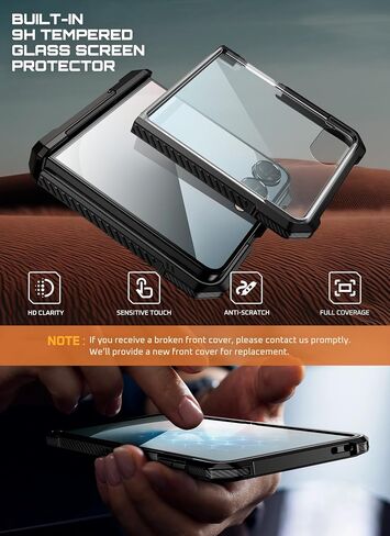 Supcase for Samsung Galaxy Z Flip 7 Case with Stand & Front Screen Protector (Unicorn Beetle Grip) ، [Support Magsafe] in Saudi Arabia