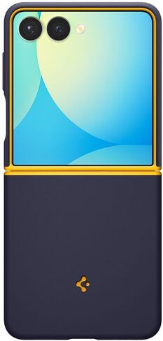 Spigen for Galaxy Z Flip 7 Case ، Nano Pop Magfit [شحن/مغناطيس سريع اللاسلكي للمجرة] - Blueberry Navy in Saudi Arabia