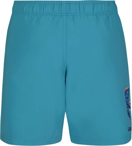 Under Armour Boys' Volley Fashion Swim Trunk, Cyber Blue Speckle in Kuwait