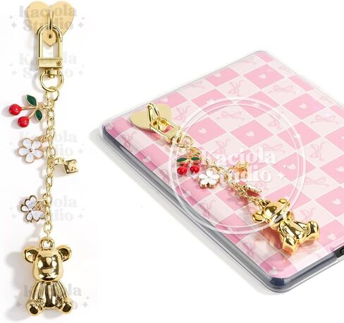 Kaciola Charm Chains for Kindle, Cute E-reader Phone Charm Bracelets Accessories Gift for Reader Booklovers Women Men, Charms Compatible for Kindle/E-Reader/Phone (A01-A07) in Kuwait