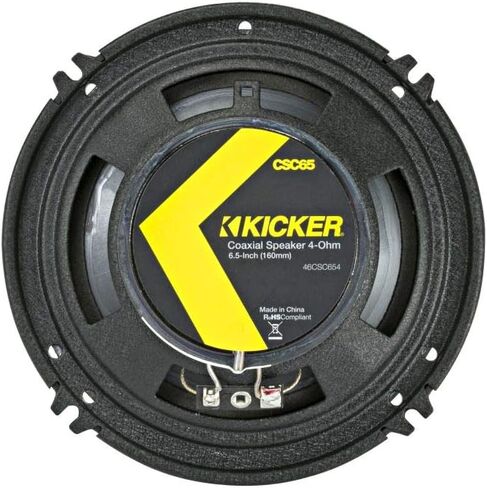 KICKER 46CSC654 CS-Series CSC65 6.5-Inch (160mm) Coaxial Speakers, 4-Ohm (Pair) in Saudi Arabia
