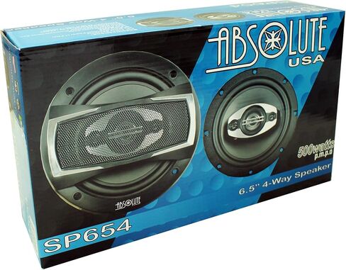 Absolute USA SP654 Series 6.5 "4 Way Car Speakers 500 Watts Max Power in Saudi Arabia