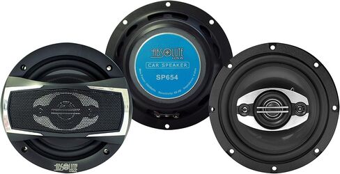 Absolute USA SP654 Series 6.5 "4 Way Car Speakers 500 Watts Max Power in Saudi Arabia