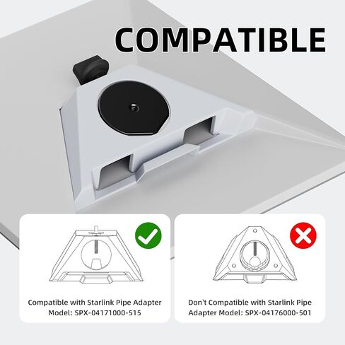 2025 New Version Starlink Mini Pole Mount - Aluminum Alloy Adjustable Non-Ball Joint Clamp, Compatible with RV Yacht Camper (SPX-04176000-501) in Saudi Arabia