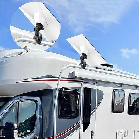 2025 New Version Starlink Mini Pole Mount - Aluminum Alloy Adjustable Non-Ball Joint Clamp, Compatible with RV Yacht Camper (SPX-04176000-501) in Saudi Arabia