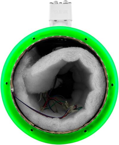 DS18 NXL-X10TP/WH.NS 10" Marine Tower with Integrated RGB LED Lights No Speakers - Wakeboard Tower Speaker Pod Enclosure Empty - Great for Boat Audio, Car/Truck, ATV, UTV - Single in Saudi Arabia
