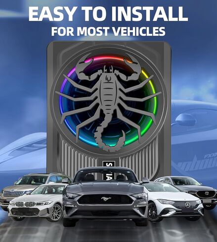 2025 تم ترقيته 1600W Slim Underseat Car Subwoofer وحزمة AMP مع RGB الضوء المتزامن ، والتحكم الفردي في باس/كسب/تعزيز منخفضة ، باس عميق نظيف مثالي للشاحنة/سيارات الدفع الرباعي/سيارات الدفع الرباعي in Kuwait