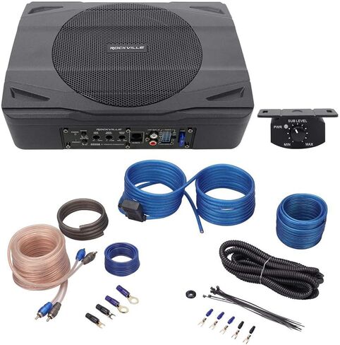 Rockville SS8P 400 وات ضئيلة تحت المقعد/شاحنة مضخم صوت Sub+Amp Kit in Saudi Arabia